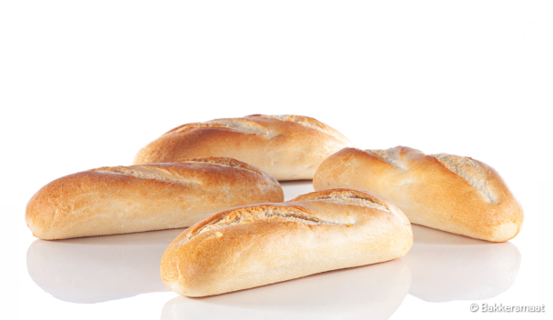 Half afgebakken Wit Pistoletje